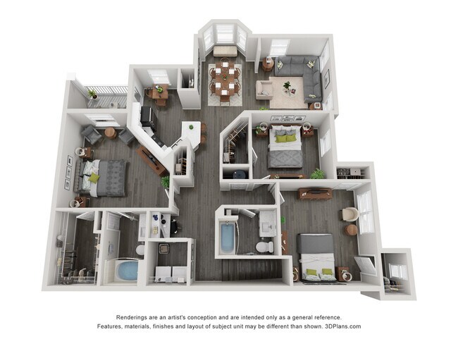 Unit 1606 floor plan